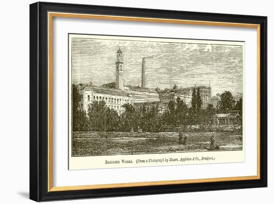 Saltaire Works-English School-Framed Giclee Print