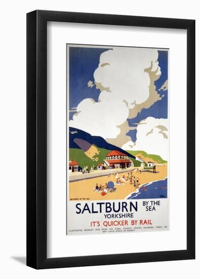 Saltburn by the Sea, Yorkshire Sky and Landscape-null-Framed Art Print
