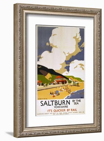 Saltburn Yorkshire-null-Framed Art Print