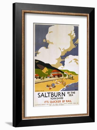Saltburn Yorkshire-null-Framed Art Print