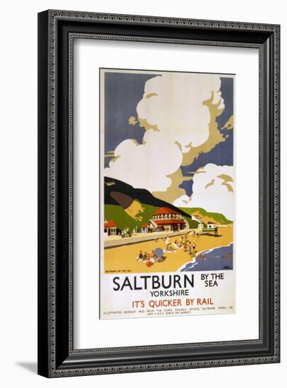 Saltburn Yorkshire-null-Framed Art Print