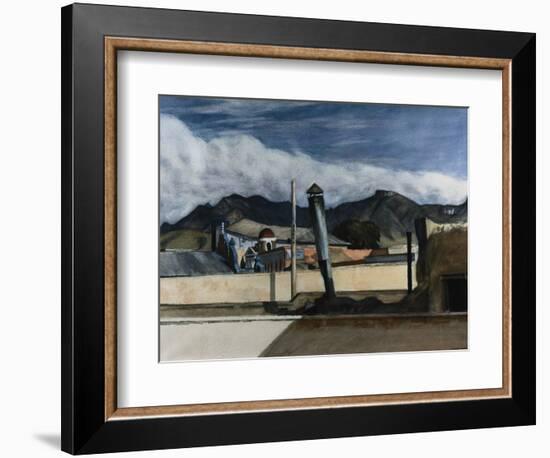 Saltillo Rooftops-Edward Hopper-Framed Premium Giclee Print