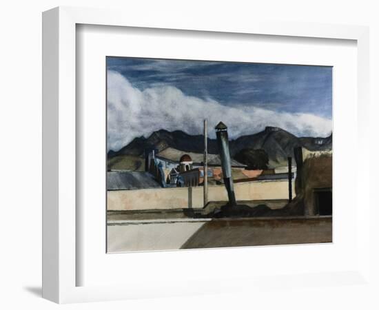 Saltillo Rooftops-Edward Hopper-Framed Premium Giclee Print