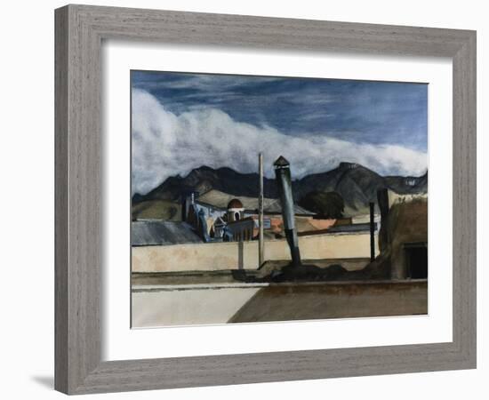 Saltillo Rooftops-Edward Hopper-Framed Giclee Print