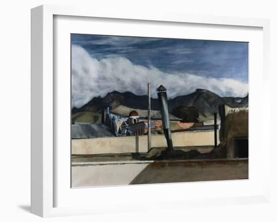 Saltillo Rooftops-Edward Hopper-Framed Giclee Print