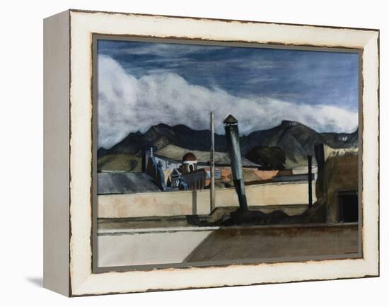 Saltillo Rooftops-Edward Hopper-Framed Premier Image Canvas