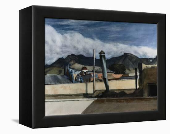 Saltillo Rooftops-Edward Hopper-Framed Premier Image Canvas