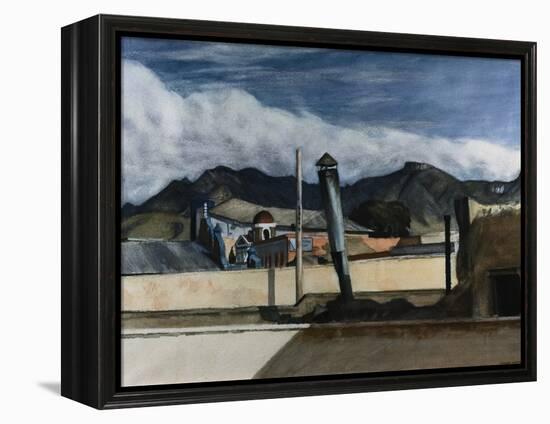 Saltillo Rooftops-Edward Hopper-Framed Premier Image Canvas