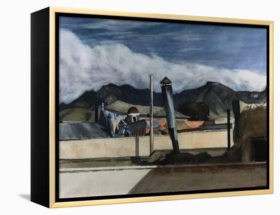 Saltillo Rooftops-Edward Hopper-Framed Premier Image Canvas