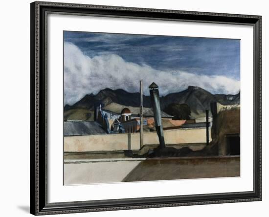 Saltillo Rooftops-Edward Hopper-Framed Giclee Print