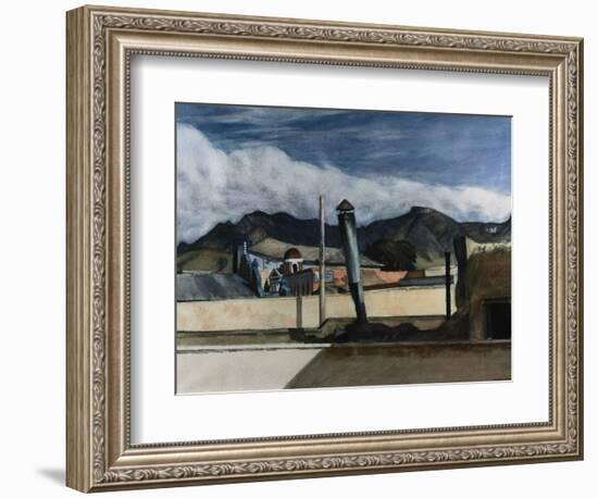 Saltillo Rooftops-Edward Hopper-Framed Giclee Print