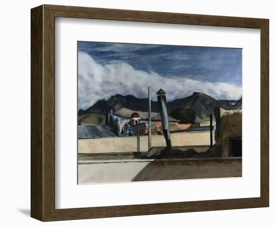 Saltillo Rooftops-Edward Hopper-Framed Giclee Print