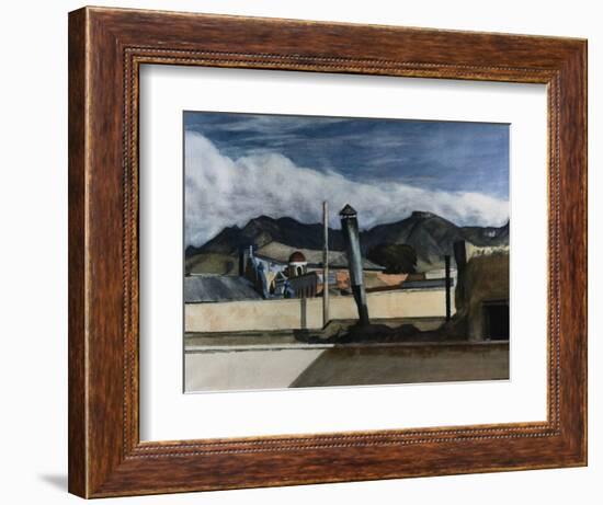 Saltillo Rooftops-Edward Hopper-Framed Giclee Print