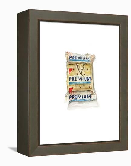 Saltine Crackers-Stacy Milrany-Framed Stretched Canvas