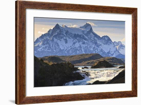 Salto Chico and Cordillera Del Paine, Torres Del Paine National Park, Patagonia-Eleanor Scriven-Framed Photographic Print