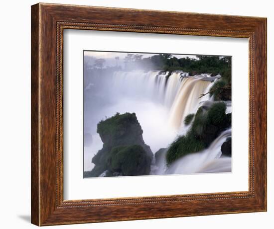 Saltos San Martin, Iguazu Falls, Argentina-Walter Bibikow-Framed Photographic Print