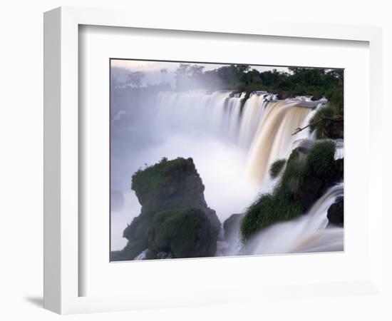 Saltos San Martin, Iguazu Falls, Argentina-Walter Bibikow-Framed Photographic Print