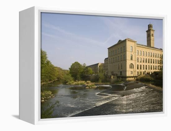 Salts Mill, UNESCO World Heritage Site, Saltaire, Near Bradford, Yorkshire, England, United Kingdom-Rolf Richardson-Framed Premier Image Canvas