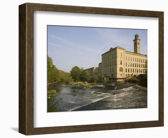 Salts Mill, UNESCO World Heritage Site, Saltaire, Near Bradford, Yorkshire, England, United Kingdom-Rolf Richardson-Framed Photographic Print