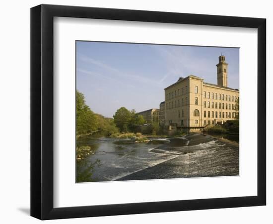 Salts Mill, UNESCO World Heritage Site, Saltaire, Near Bradford, Yorkshire, England, United Kingdom-Rolf Richardson-Framed Photographic Print