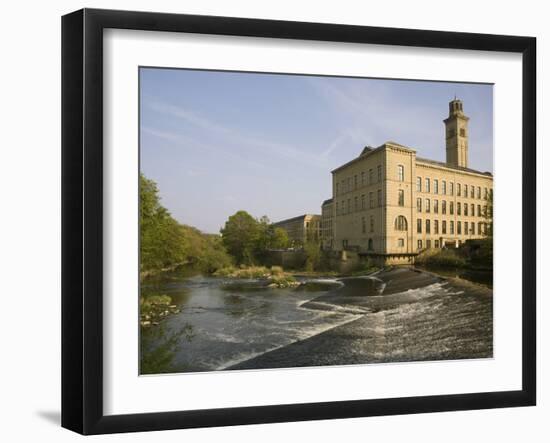 Salts Mill, UNESCO World Heritage Site, Saltaire, Near Bradford, Yorkshire, England, United Kingdom-Rolf Richardson-Framed Photographic Print