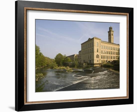 Salts Mill, UNESCO World Heritage Site, Saltaire, Near Bradford, Yorkshire, England, United Kingdom-Rolf Richardson-Framed Photographic Print