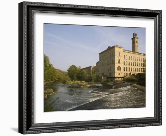 Salts Mill, UNESCO World Heritage Site, Saltaire, Near Bradford, Yorkshire, England, United Kingdom-Rolf Richardson-Framed Photographic Print