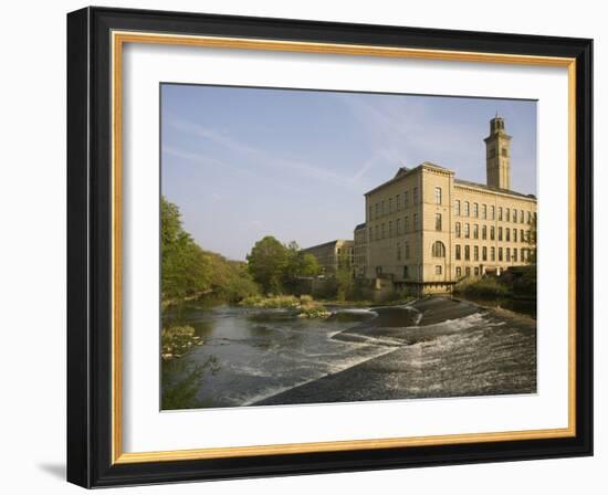 Salts Mill, UNESCO World Heritage Site, Saltaire, Near Bradford, Yorkshire, England, United Kingdom-Rolf Richardson-Framed Photographic Print