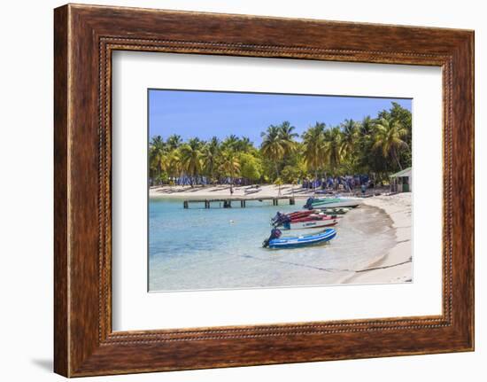 Saltwhistle Bay, Mayreau, The Grenadines, St. Vincent and The Grenadines-Jane Sweeney-Framed Photographic Print