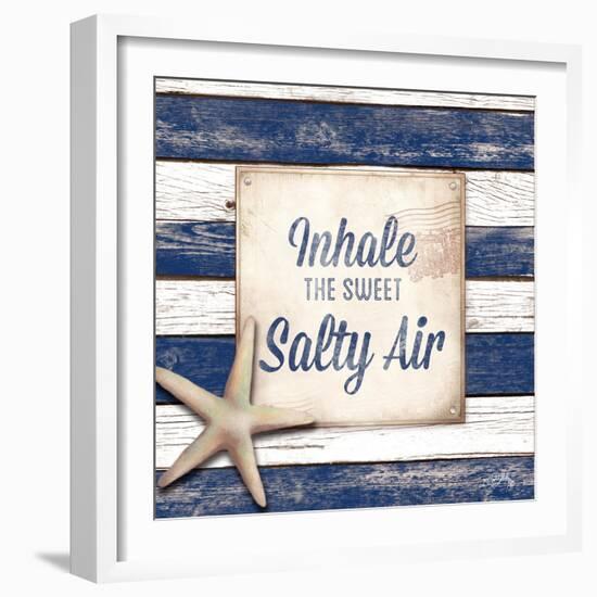 Salty Air Border-Elizabeth Medley-Framed Art Print