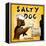 Salty Dog-Janet Kruskamp-Framed Stretched Canvas