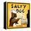 Salty Dog-Janet Kruskamp-Framed Stretched Canvas