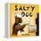 Salty Dog-Janet Kruskamp-Framed Stretched Canvas