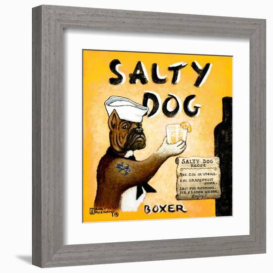 Salty Dog-Janet Kruskamp-Framed Art Print