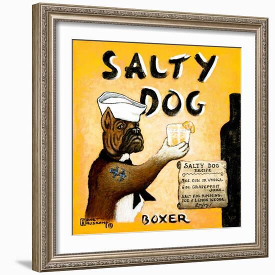 Salty Dog-Janet Kruskamp-Framed Art Print