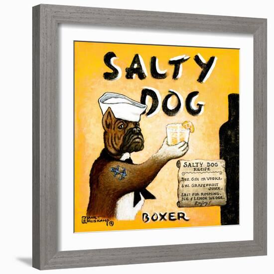 Salty Dog-Janet Kruskamp-Framed Art Print