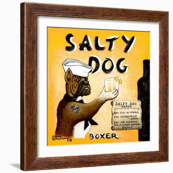 Salty Dog-Janet Kruskamp-Framed Art Print