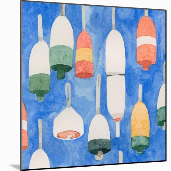 Salty Ocean Buoys I-Emma Caroline-Mounted Art Print