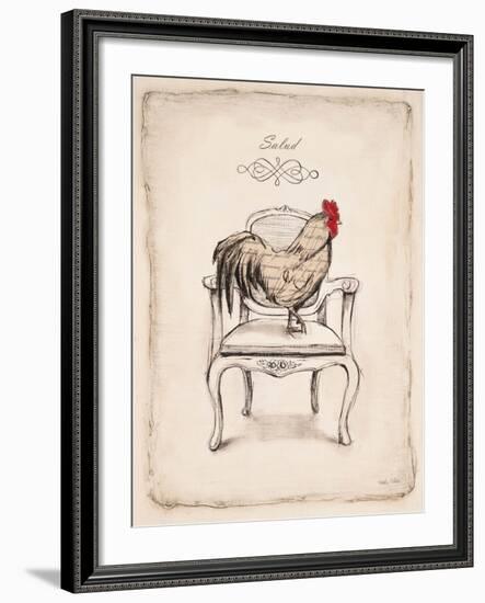 Salud Chick-Emily Adams-Framed Art Print