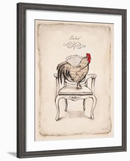 Salud Chick-Emily Adams-Framed Art Print