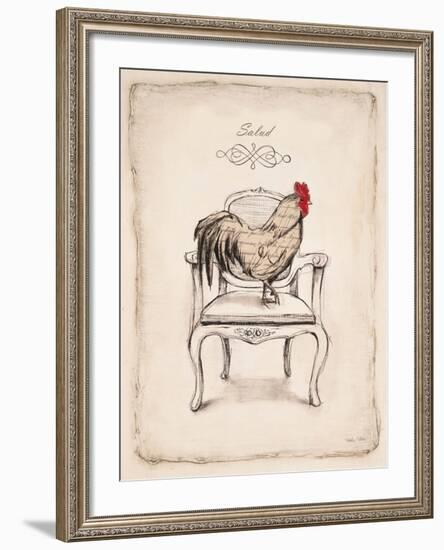 Salud Chick-Emily Adams-Framed Art Print