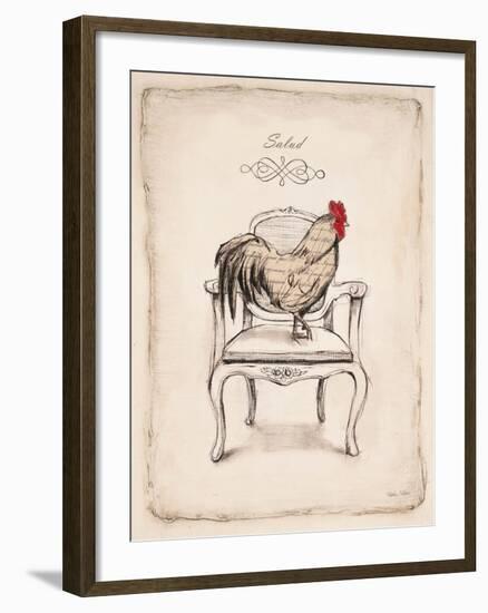 Salud Chick-Emily Adams-Framed Art Print