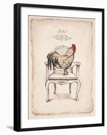 Salud Chick-Emily Adams-Framed Art Print