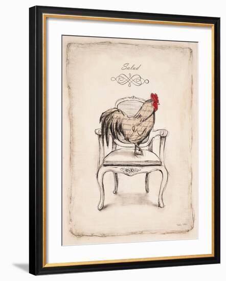 Salud Chick-Emily Adams-Framed Art Print