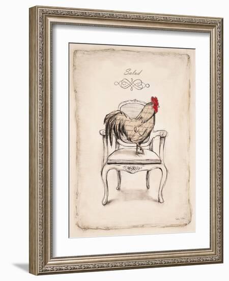 Salud Chick-Emily Adams-Framed Art Print