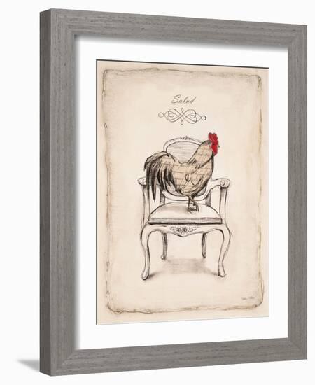 Salud Chick-Emily Adams-Framed Art Print