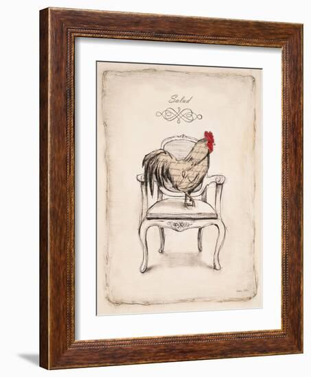 Salud Chick-Emily Adams-Framed Art Print