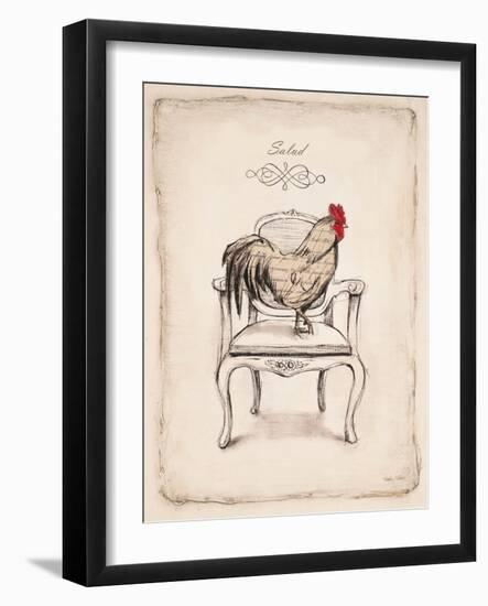 Salud Chick-Emily Adams-Framed Art Print