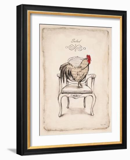 Salud Chick-Emily Adams-Framed Art Print