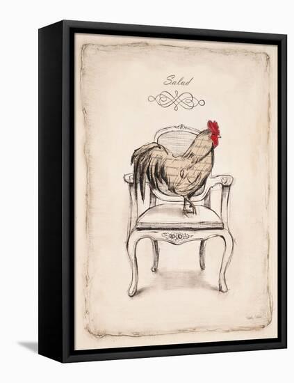 Salud Chick-Emily Adams-Framed Stretched Canvas